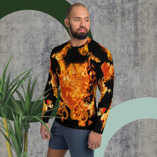 Load image into Gallery viewer, My Heart Burns For JESUS Jer. 20:9 - Men&#39;s Rash Guard
