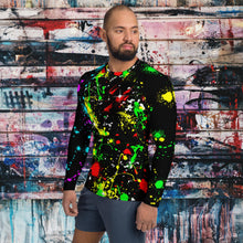 Load image into Gallery viewer, Paint Splatter - Men&#39;s Rash Guard
