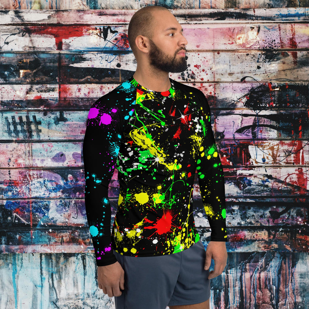 Paint Splatter - Men's Rash Guard