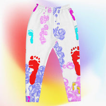 Load image into Gallery viewer, Feet &amp; Bubbles White - Men&#39;s Joggers
