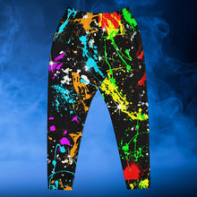 Load image into Gallery viewer, Paint Splatter Black - Men&#39;s Joggers
