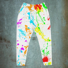 Load image into Gallery viewer, Paint Splatter White - Men&#39;s Joggers
