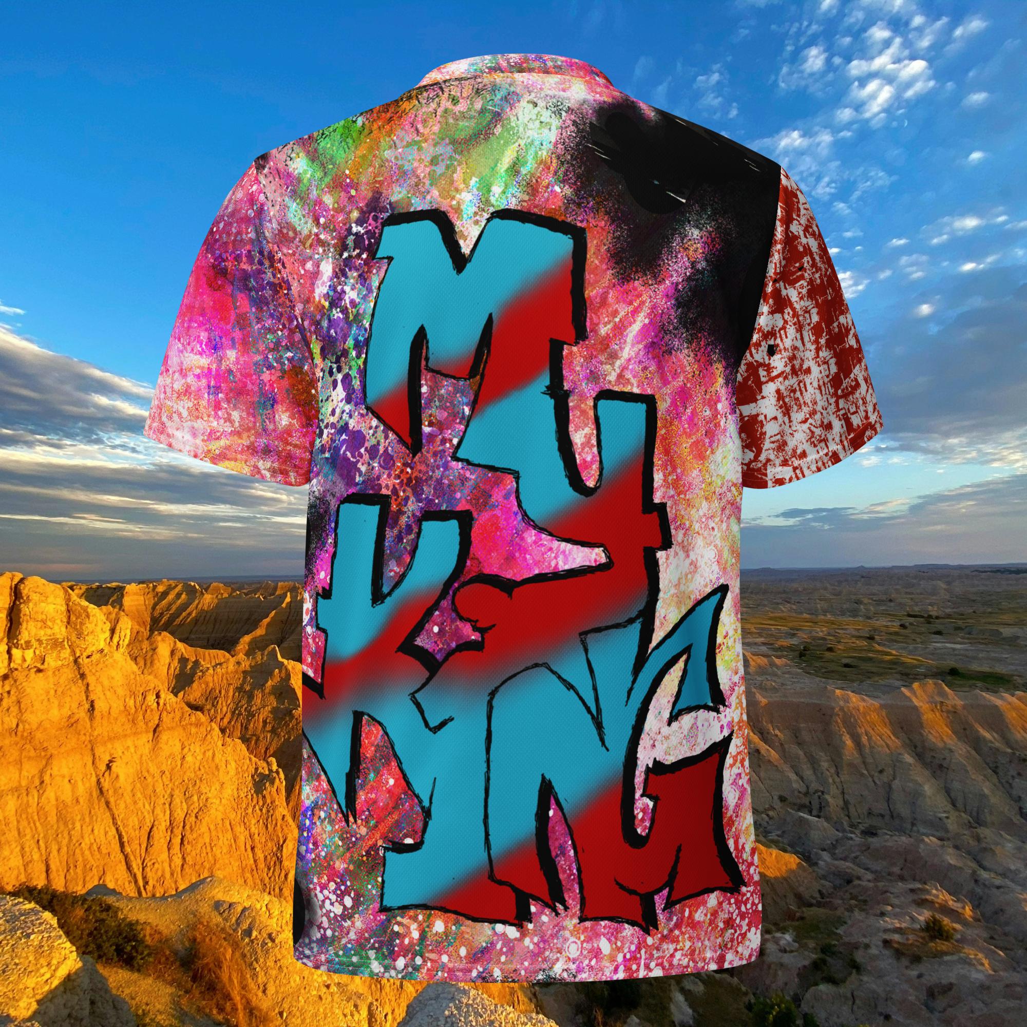 Jesus My King - Recycled unisex sports jersey