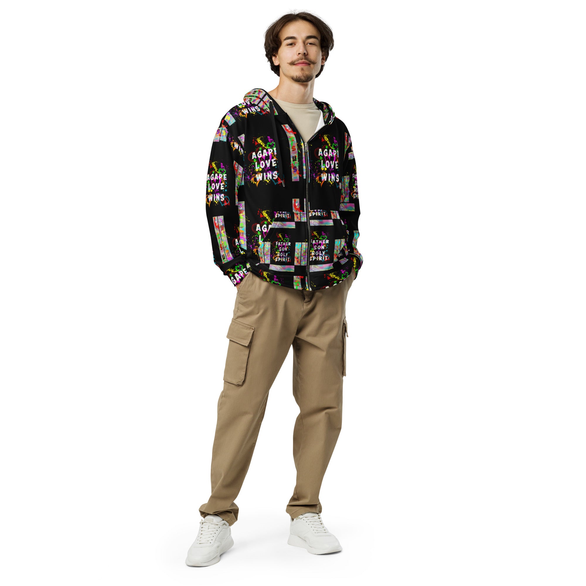 Agape Love Wins - Unisex Zip Hoodie (Sizes Run Small)