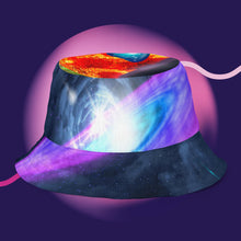 Load image into Gallery viewer, Space &amp; Butterflies - Reversible bucket hat
