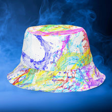 Load image into Gallery viewer, Water Splashes &amp; Hearts White - Reversible bucket hat
