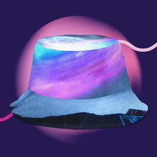 Load image into Gallery viewer, Space &amp; Butterflies - Reversible bucket hat
