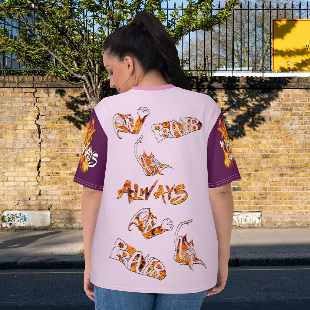 Always Love, Be Humble & Pray (Mauve, Purple & Light Pink) - Women's Short-Sleeve T-shirt