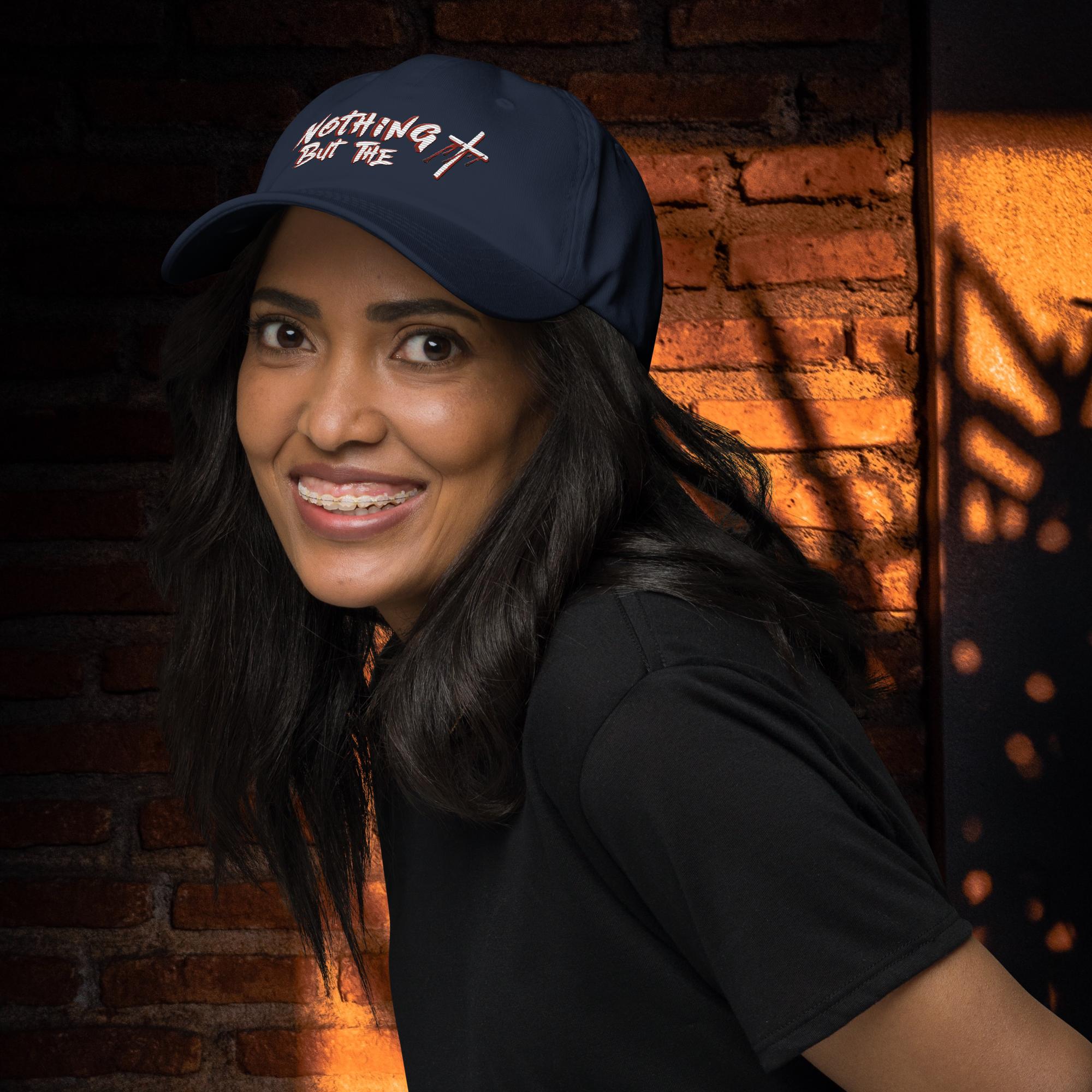 Nothing but the Blood w/white Cross -  Dad hat YUPOONG 6245CM