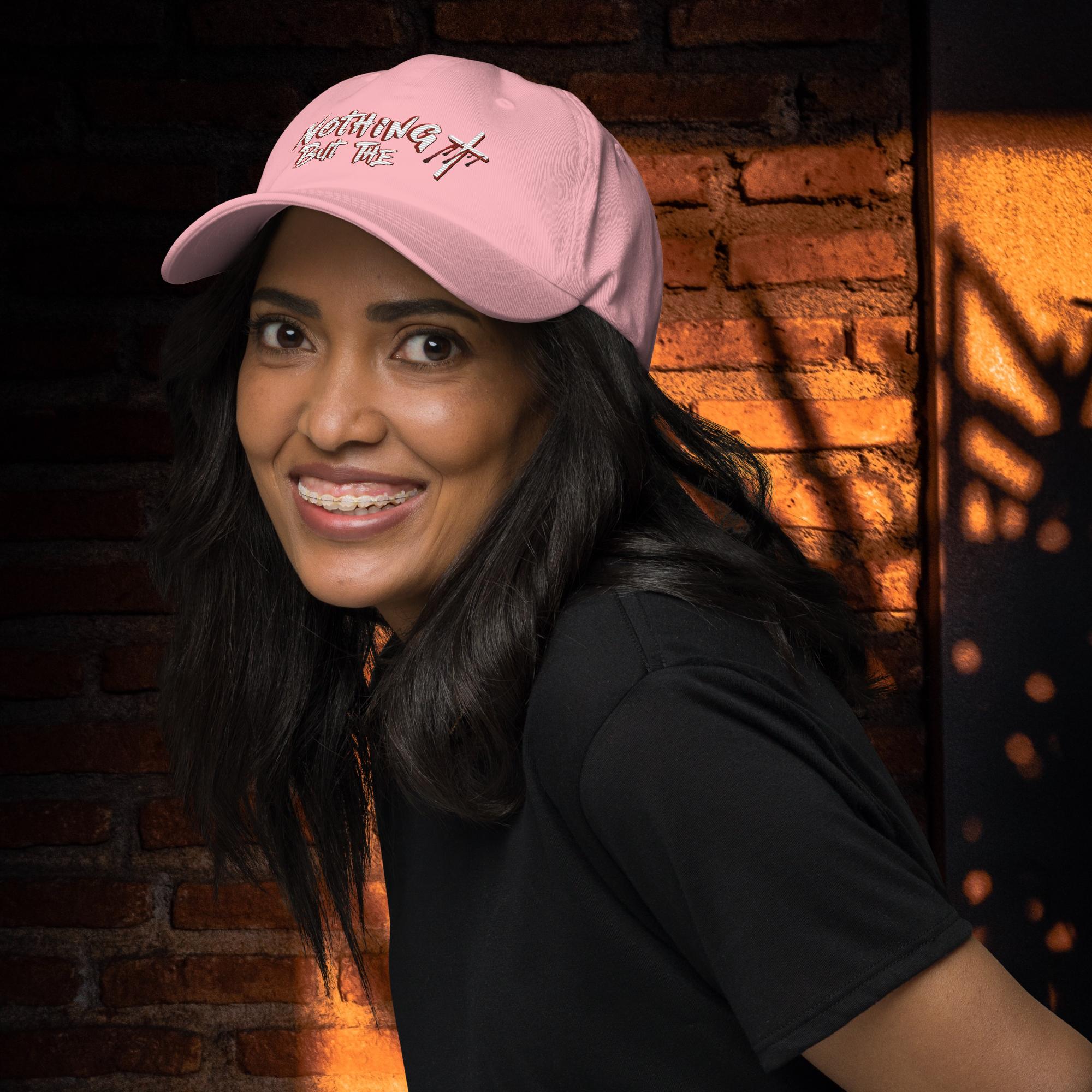 Nothing but the Blood w/white Cross -  Dad hat YUPOONG 6245CM