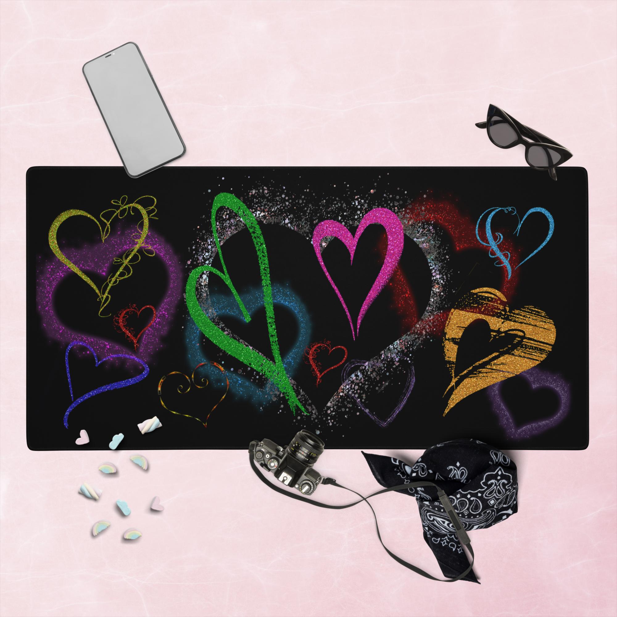 Hearts - Gaming mouse pad