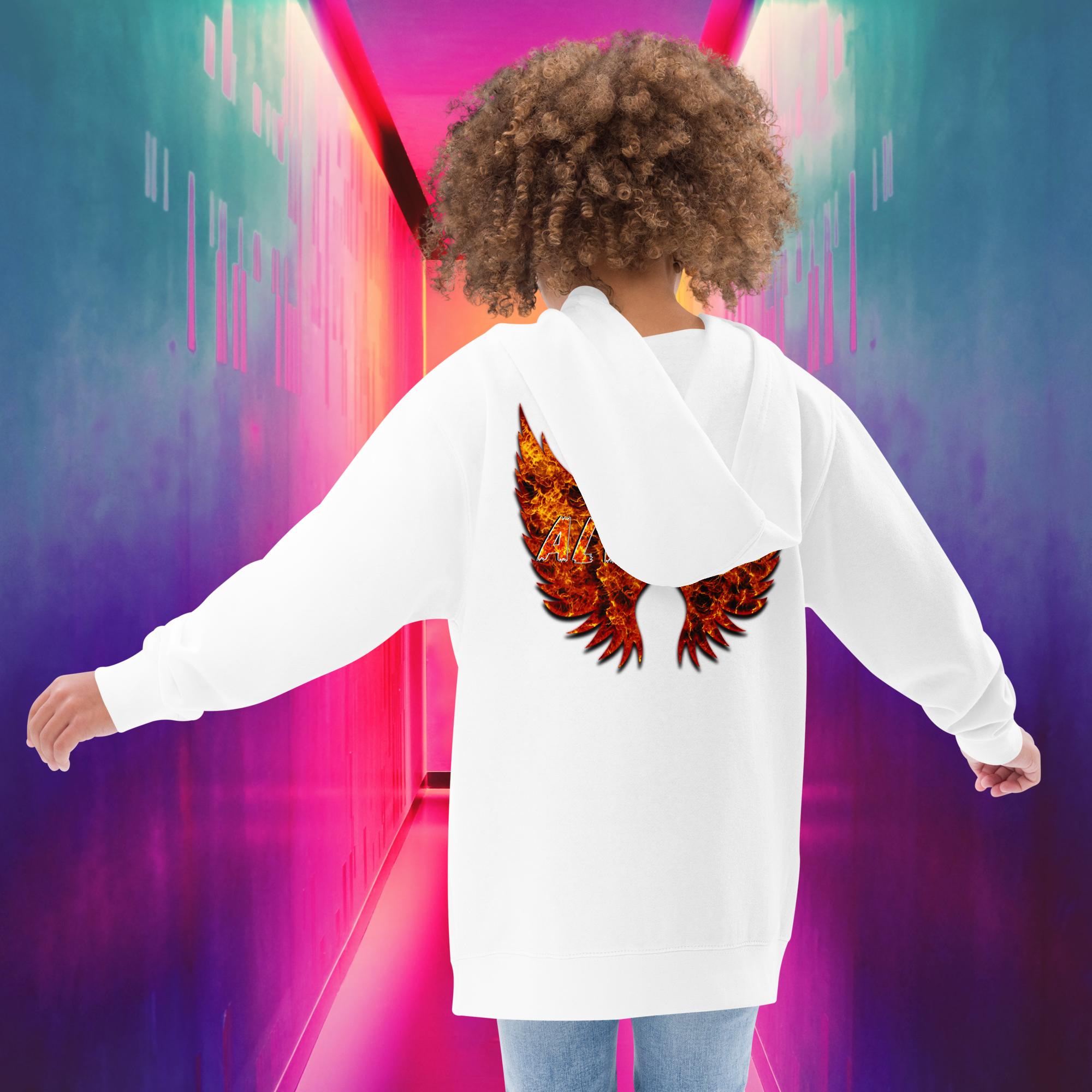 Protected By God Always - Kids fleece hoodie Cotton Heritage Y2550