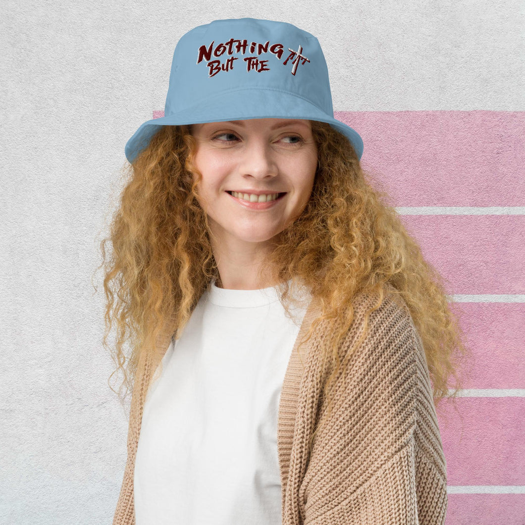 Nothing But The Blood - Organic bucket hat