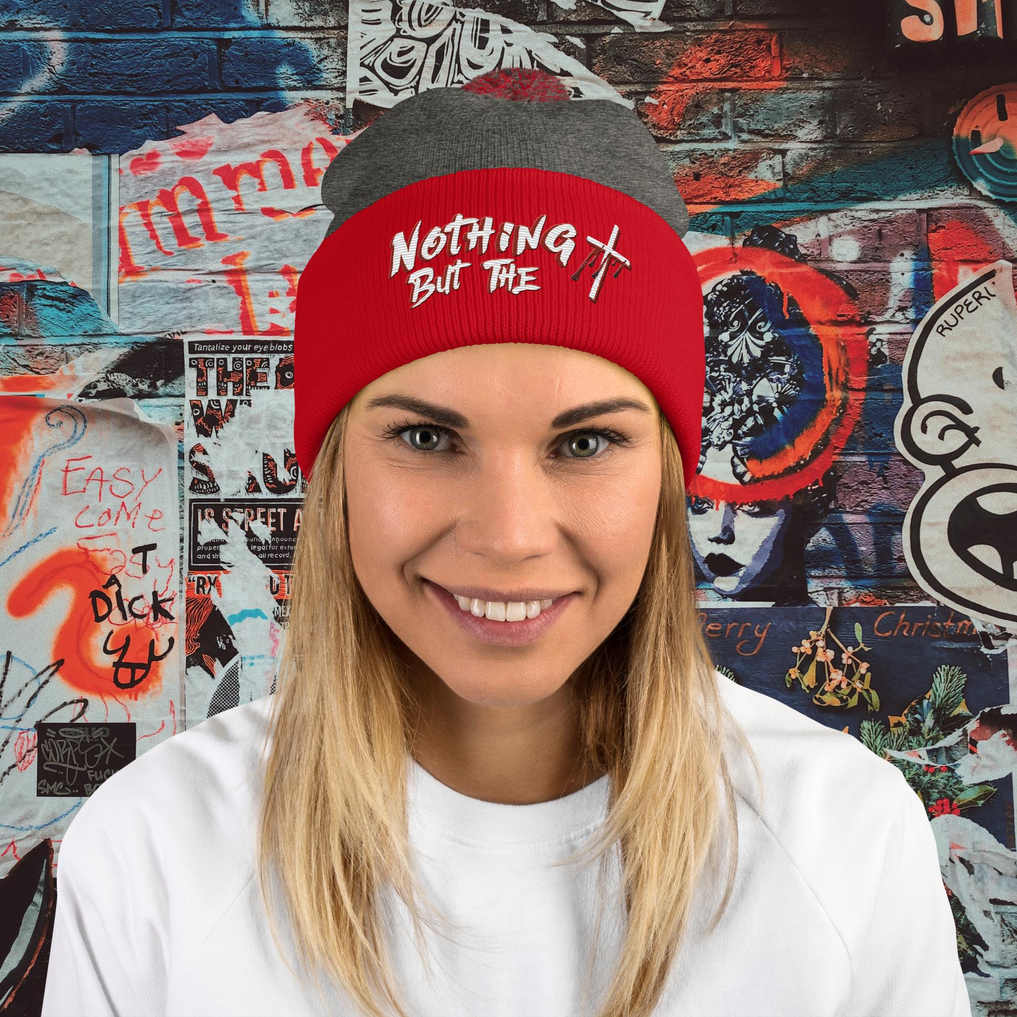 Nothing But The Blood - Pom-Pom Beanie