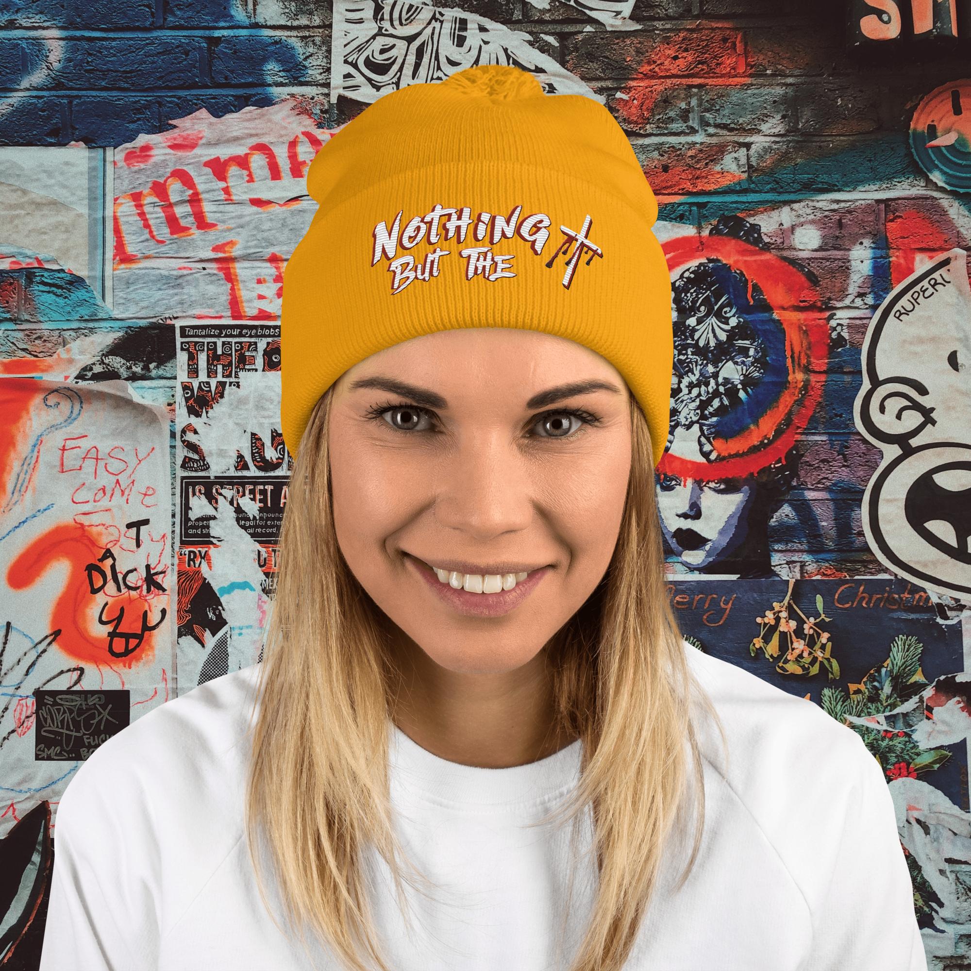 Nothing But The Blood - Pom-Pom Beanie