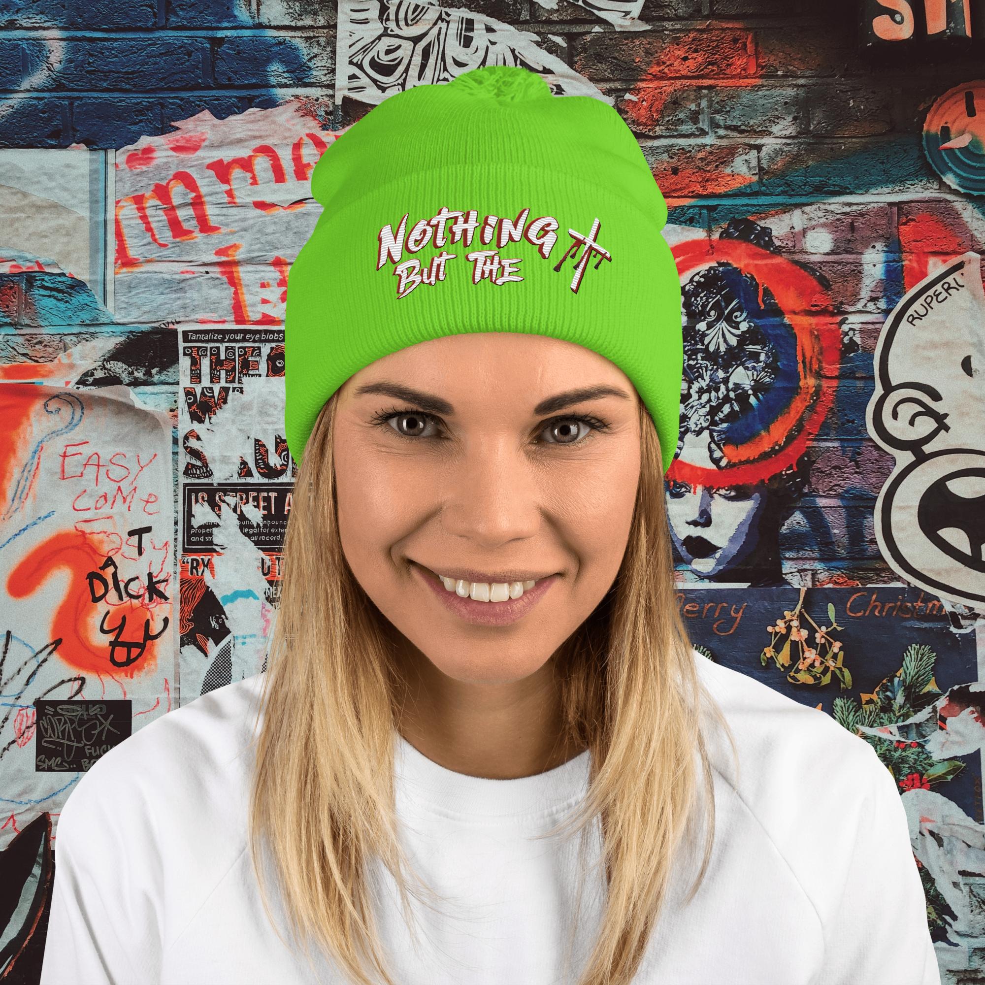 Nothing But The Blood - Pom-Pom Beanie