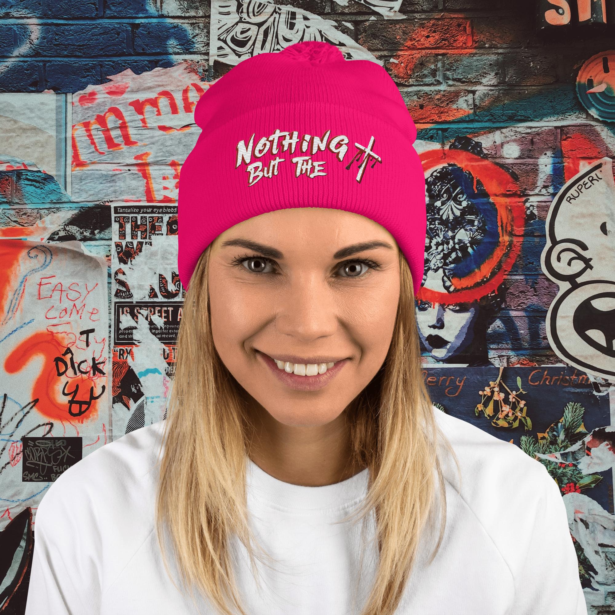 Nothing But The Blood - Pom-Pom Beanie