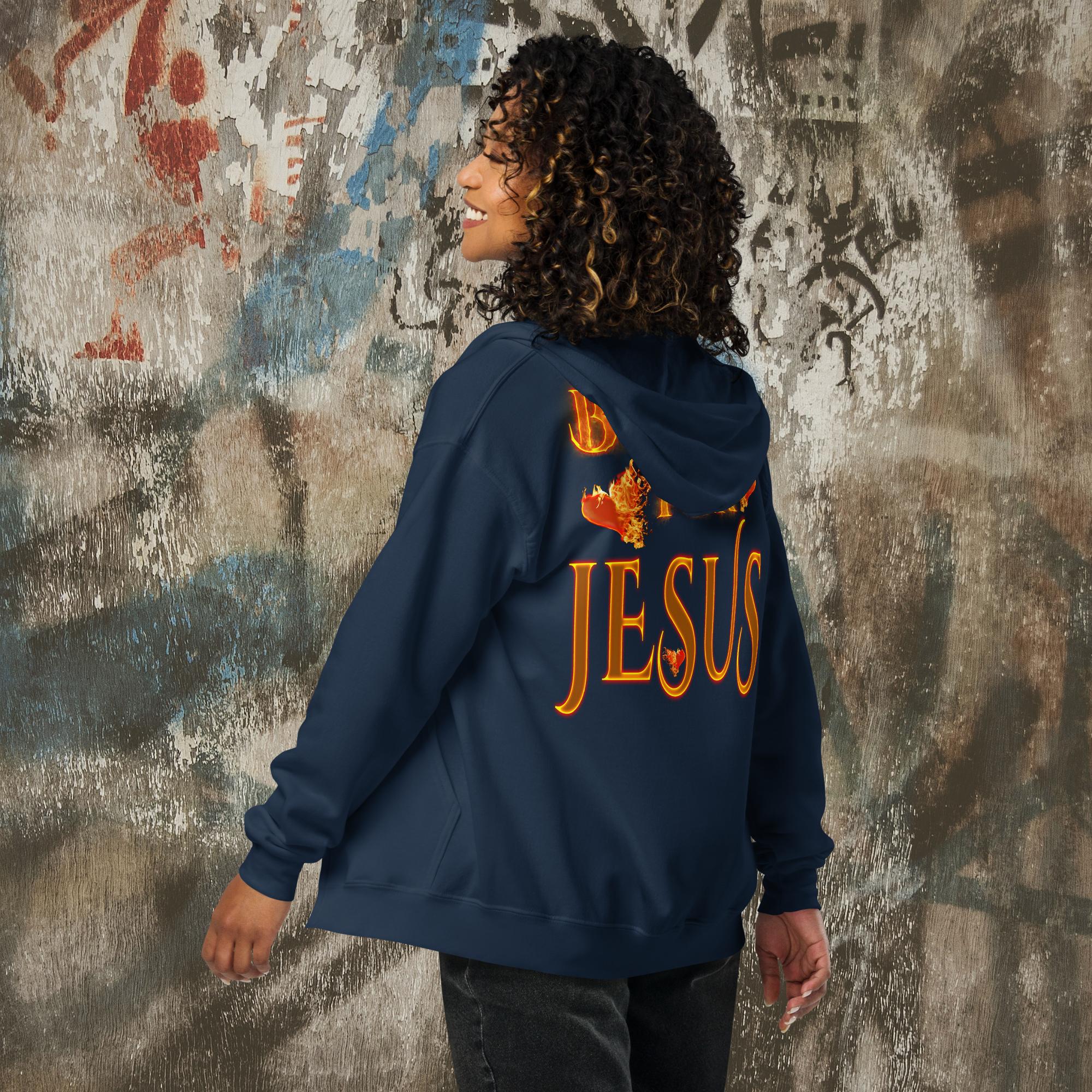 My Heart Burns - Unisex heavy blend zip hoodie (GILDAN 18600)