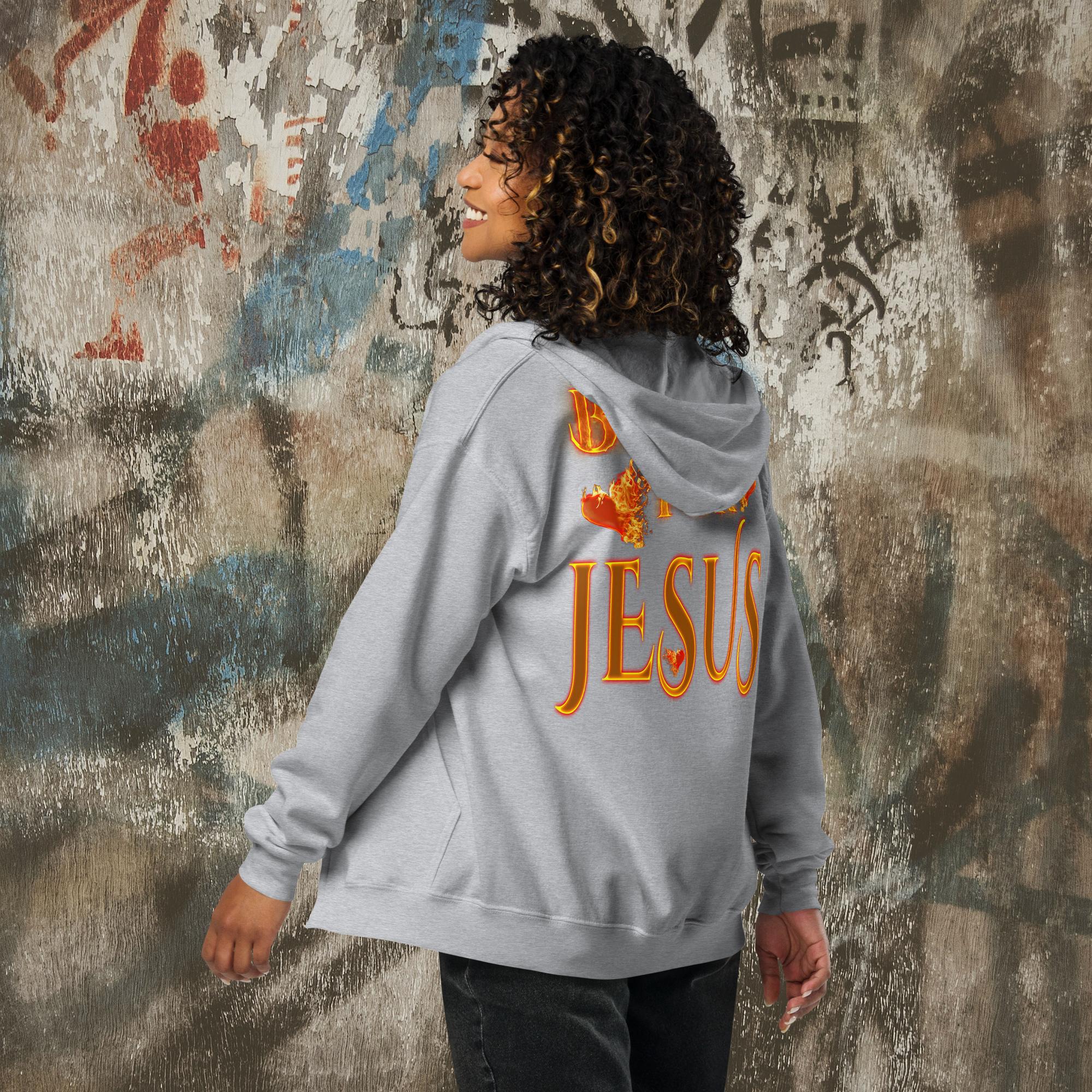 My Heart Burns - Unisex heavy blend zip hoodie (GILDAN 18600)