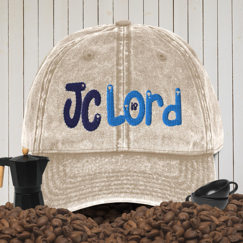 JC is Lord - Vintage Cotton Twill Cap Otto Cap 18-1248