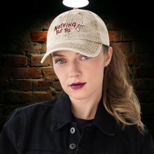 Load image into Gallery viewer, Nothing but the Blood w/Cross - Vintage Cotton Twill Cap
