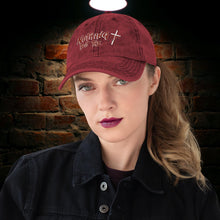 Load image into Gallery viewer, Nothing but the Blood w/Cross - Vintage Cotton Twill Cap
