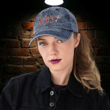 Load image into Gallery viewer, Nothing but the Blood w/Cross - Vintage Cotton Twill Cap
