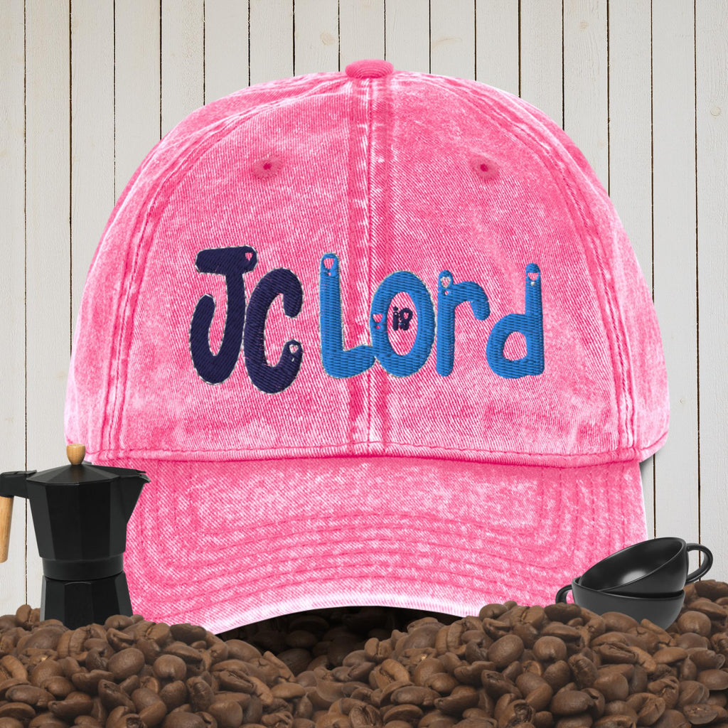 JC is Lord - Vintage Cotton Twill Cap Otto Cap 18-1248
