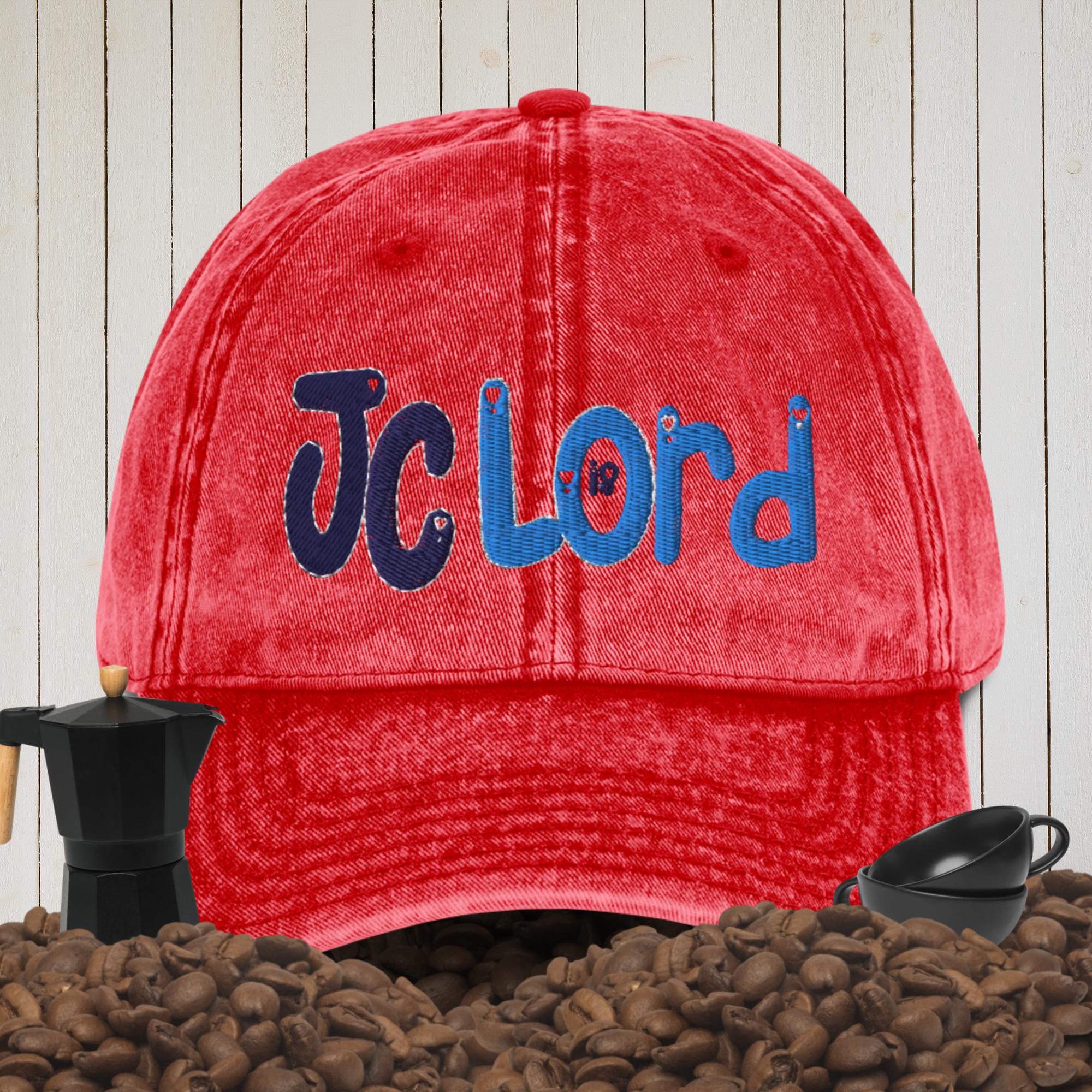 JC is Lord - Vintage Cotton Twill Cap Otto Cap 18-1248