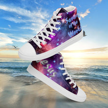 Load image into Gallery viewer, Jesus Savior of the World - Women’s high top canvas shoes
