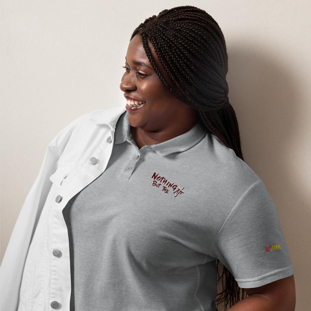 Nothing But the Blood - Women’s pique polo shirt