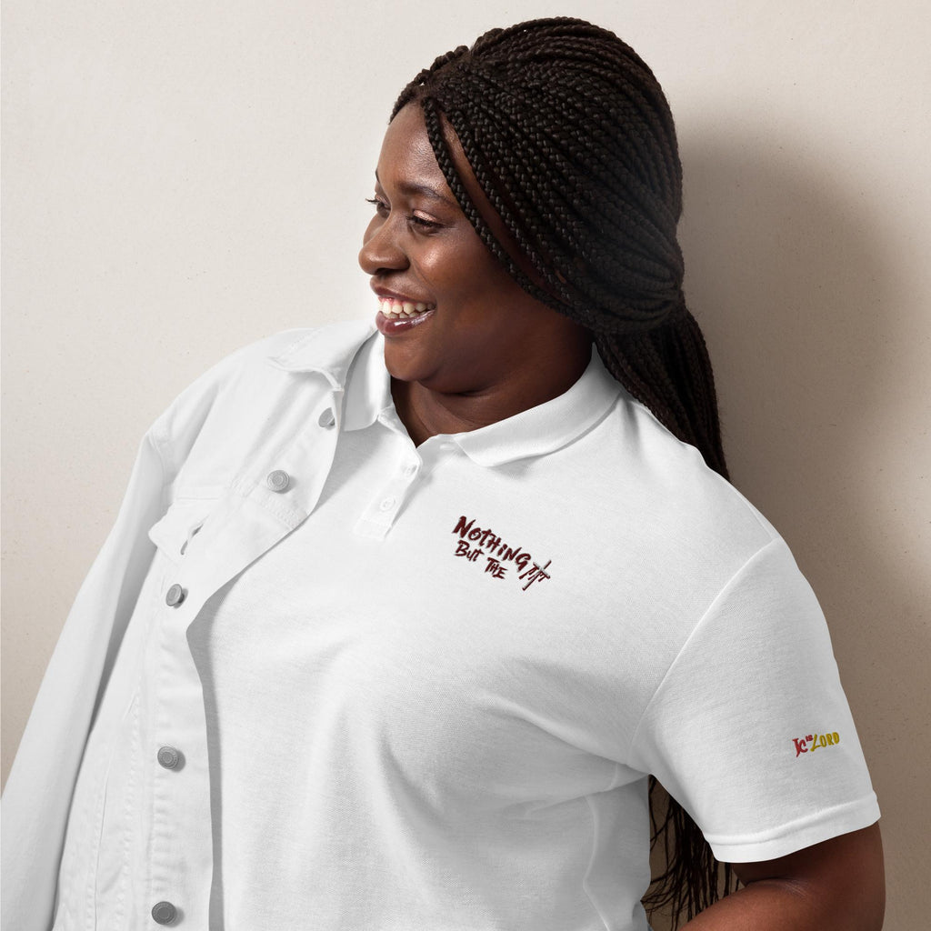 Nothing But the Blood - Women’s pique polo shirt