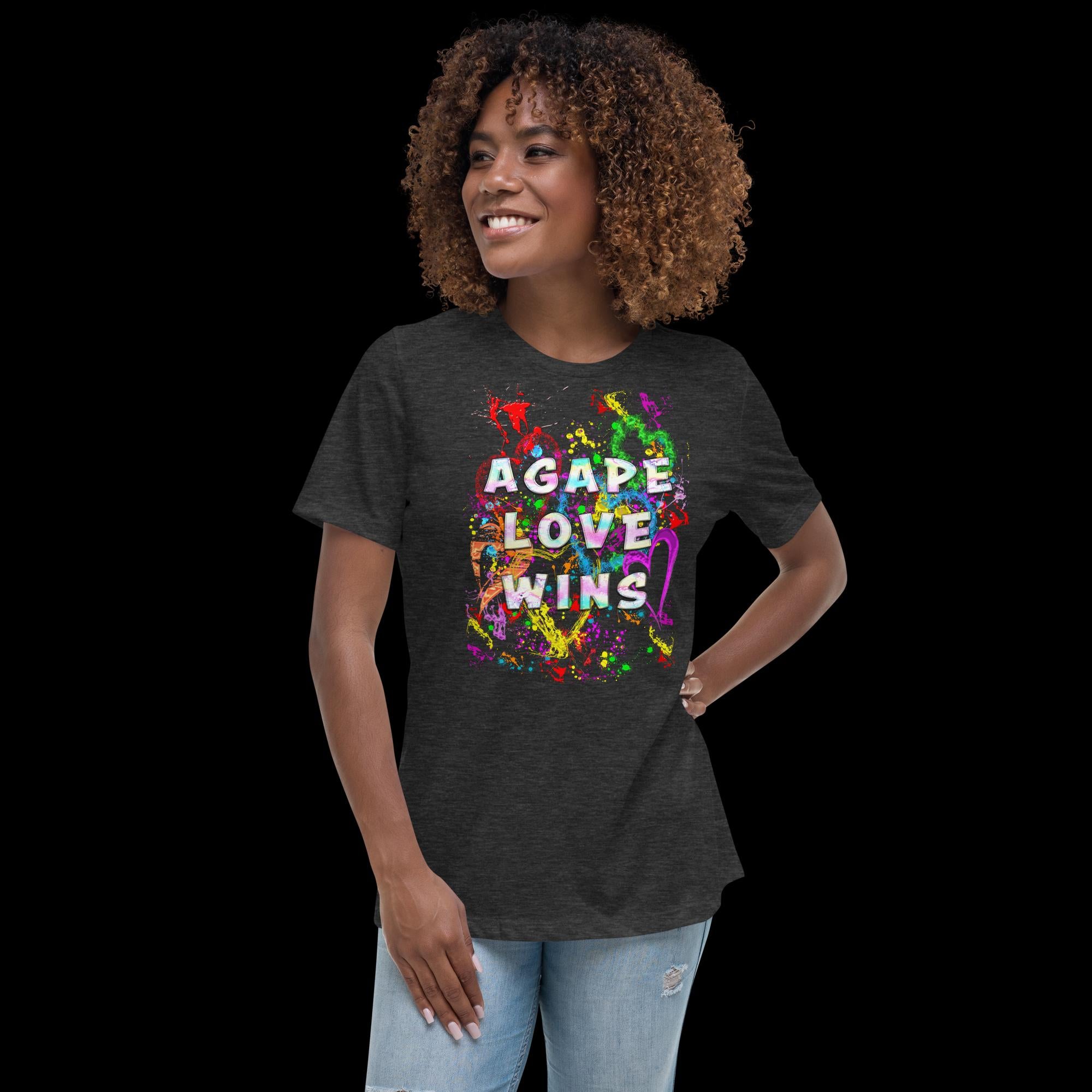 Agape Love Wins Father Son & Holy Spirit - Women's Relaxed T-Shirt