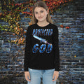 Protected By God Always - Youth long sleeve tee BELLA + CANVAS 3501Y