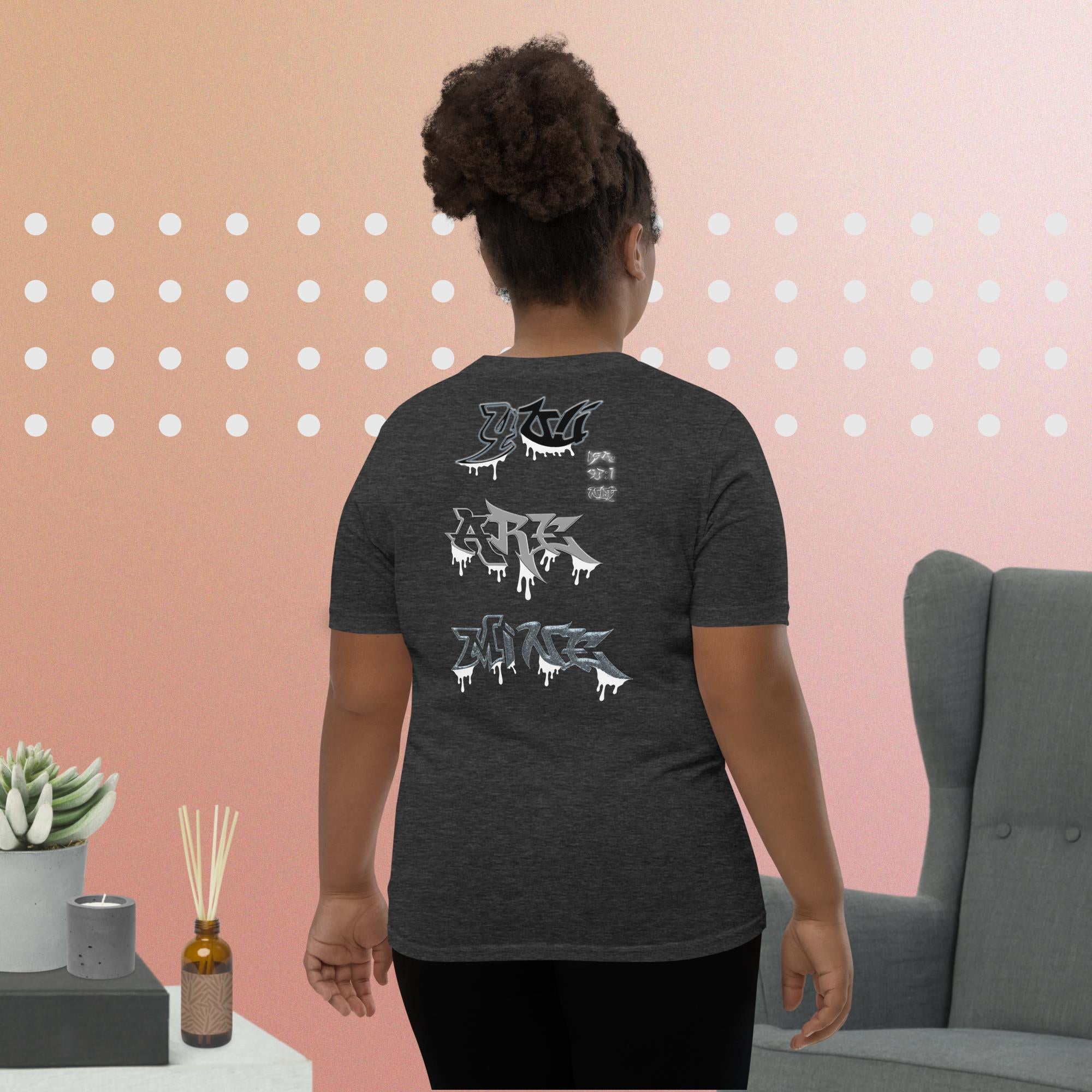 JESUS said You Are Mine Isa. 43:1 NLT - Youth Short Sleeve T-Shirt  Bella + Canvas 3001Y