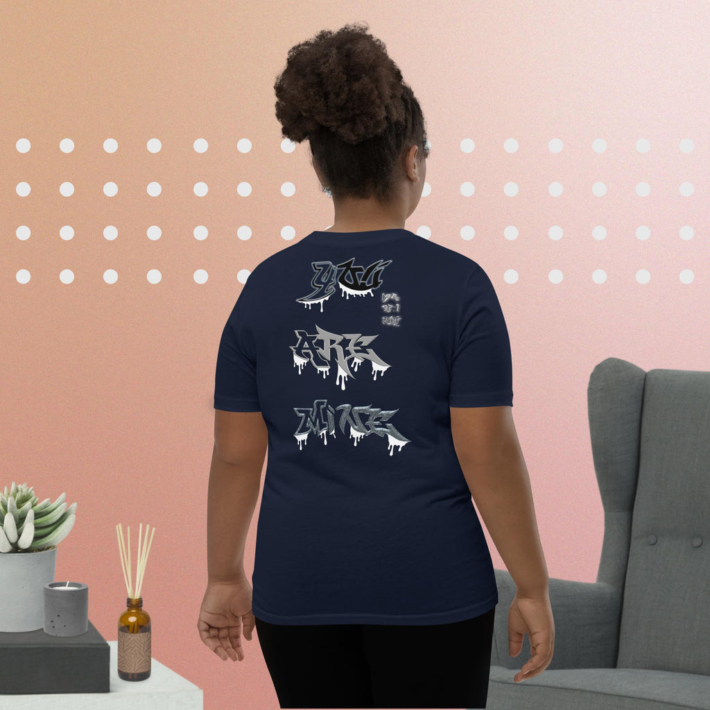 JESUS said You Are Mine Isa. 43:1 NLT - Youth Short Sleeve T-Shirt  Bella + Canvas 3001Y