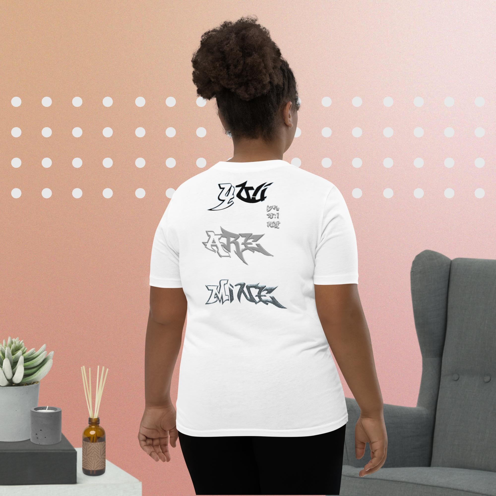 JESUS said You Are Mine Isa. 43:1 NLT - Youth Short Sleeve T-Shirt  Bella + Canvas 3001Y