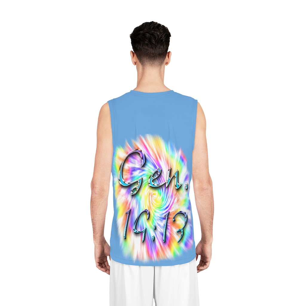 My God's Covenant Promise Gen 19;13 - Basketball Jersey