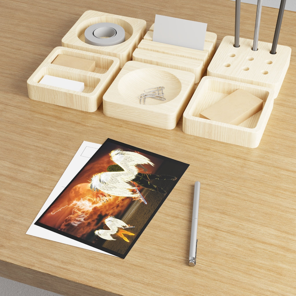 Warrior Angels in the Storm (Fine Art Postcards)