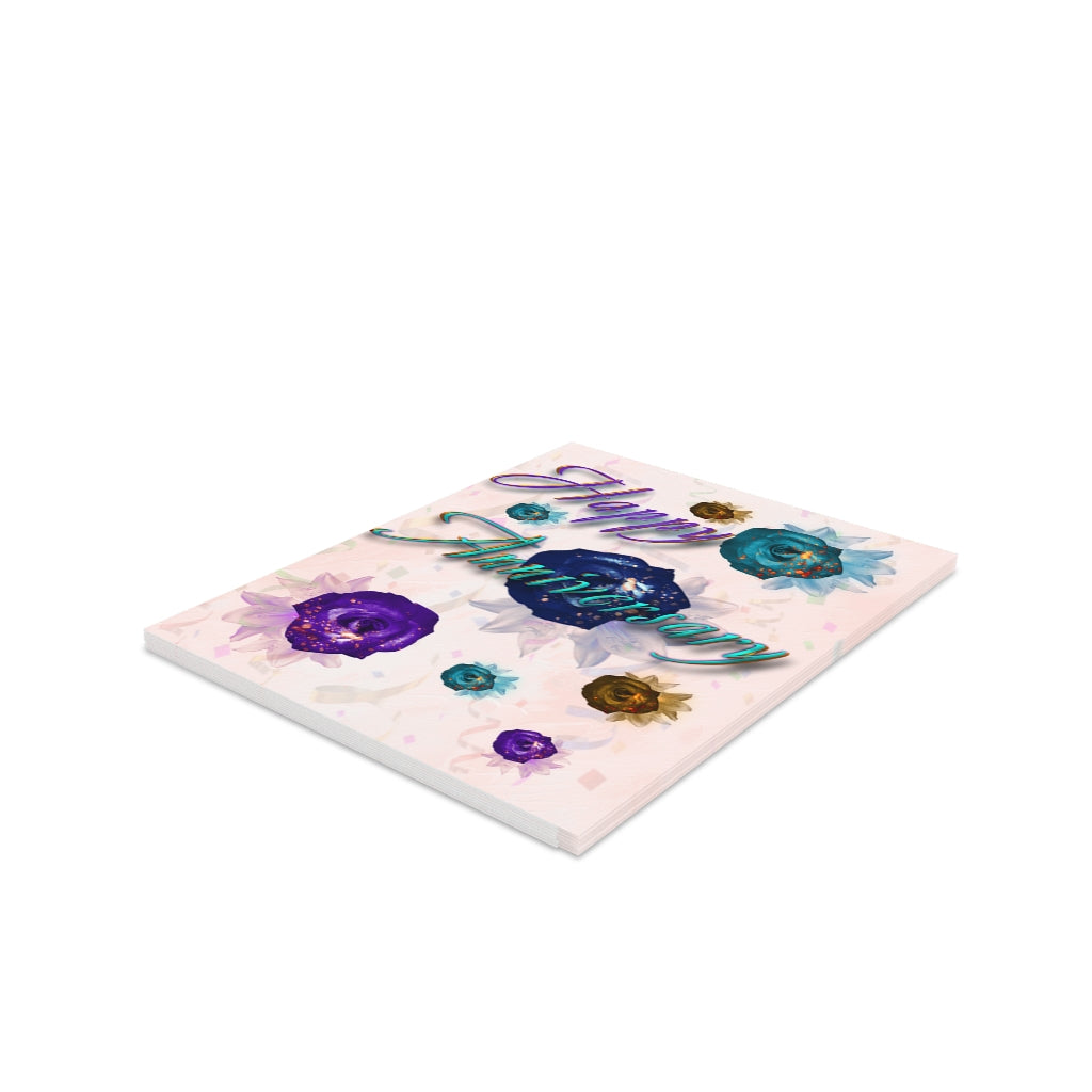 Happy Anniversary - Greeting cards (8, 16, and 24 pcs)