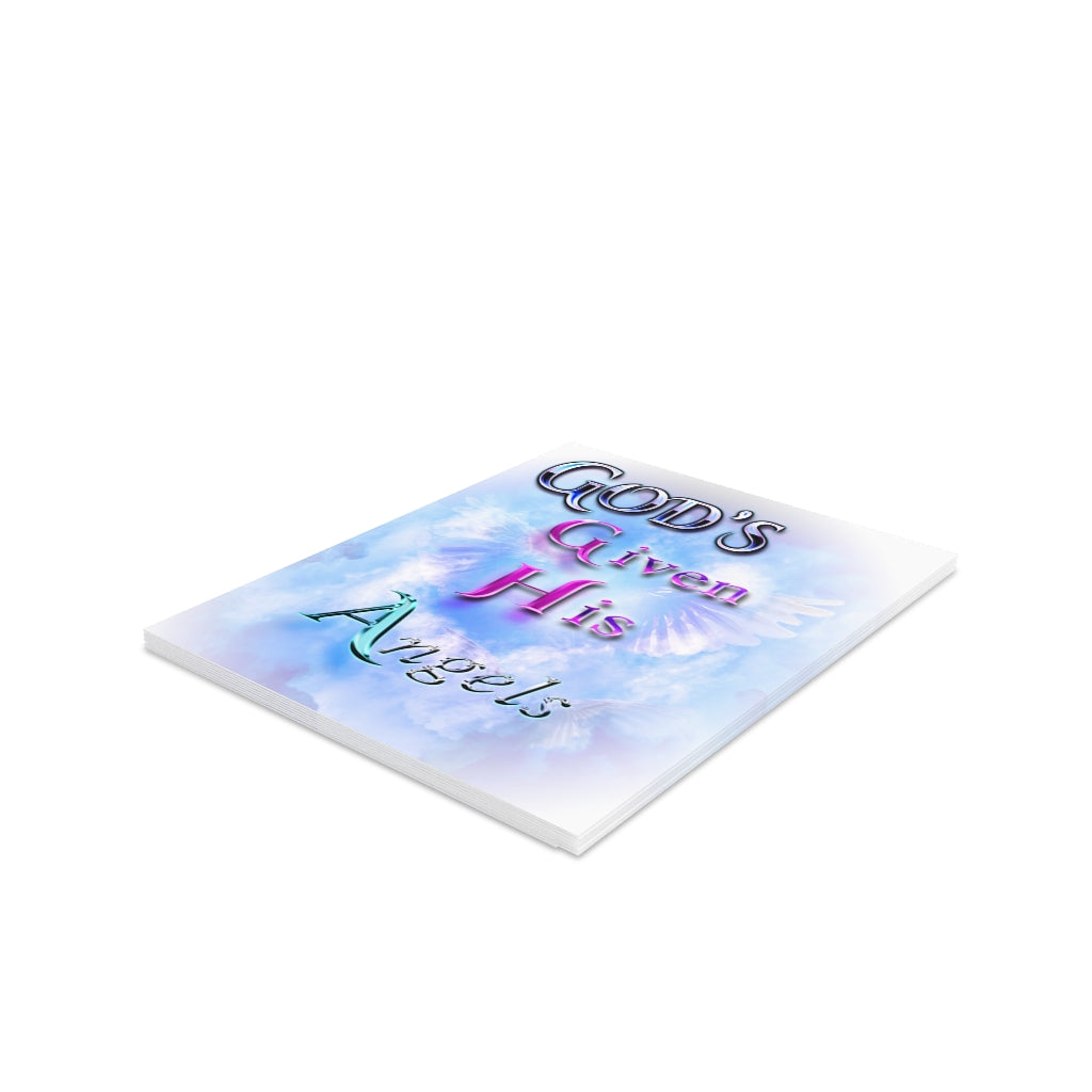 God's Give His Angle's - Greeting cards (8, 16, and 24 pcs)