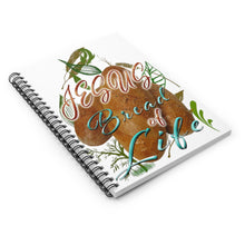 Load image into Gallery viewer, Jesus Bread of Life (Spiral Notebook - Ruled Line)
