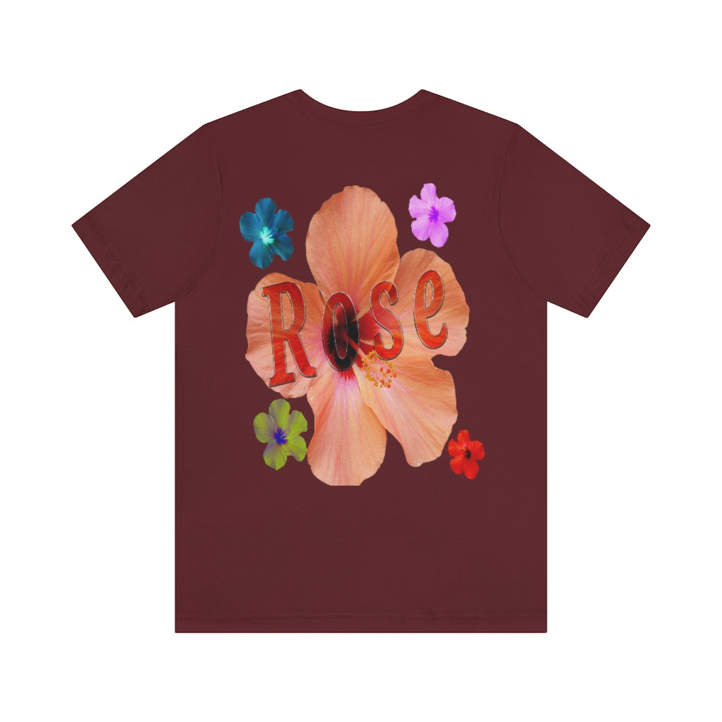 JESUS the Bread of Life & Rose - Unisex Jersey Short Sleeve Tee