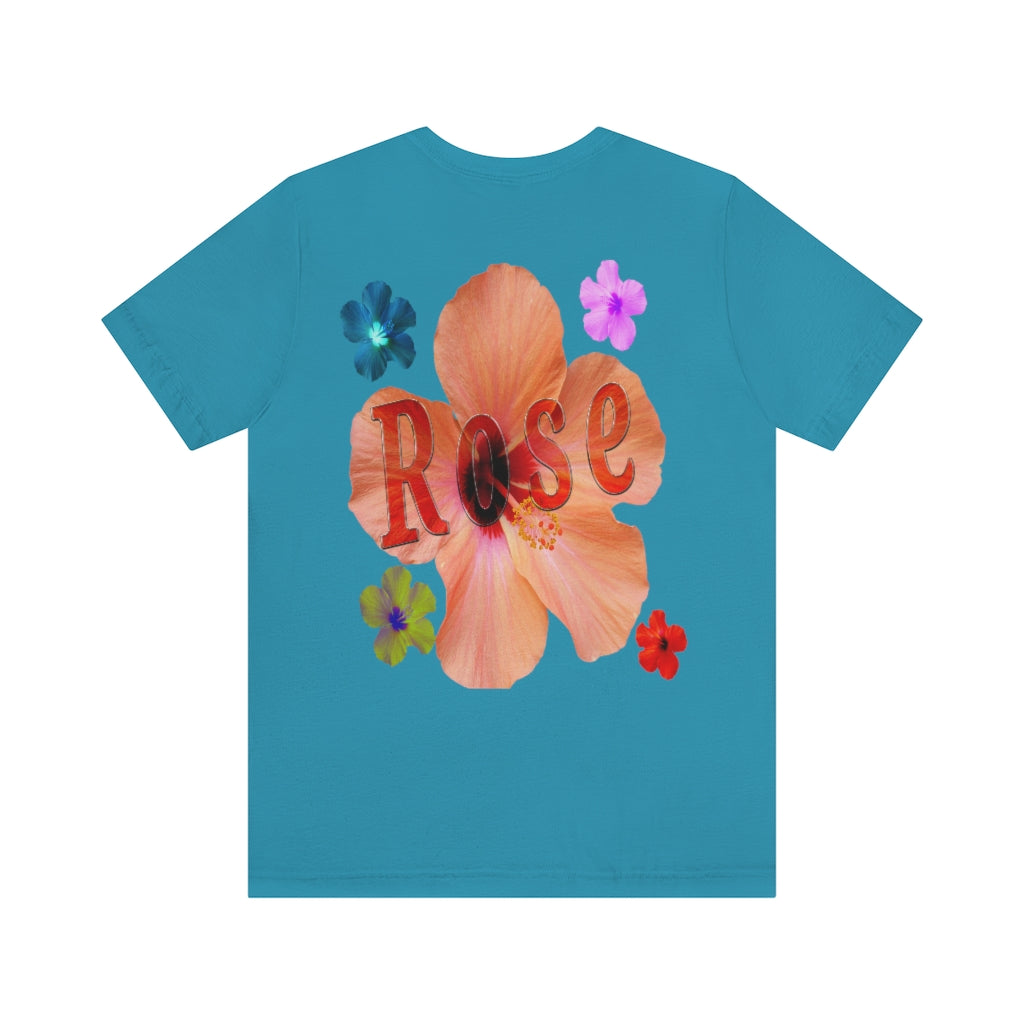 JESUS the Bread of Life & Rose - Unisex Jersey Short Sleeve Tee