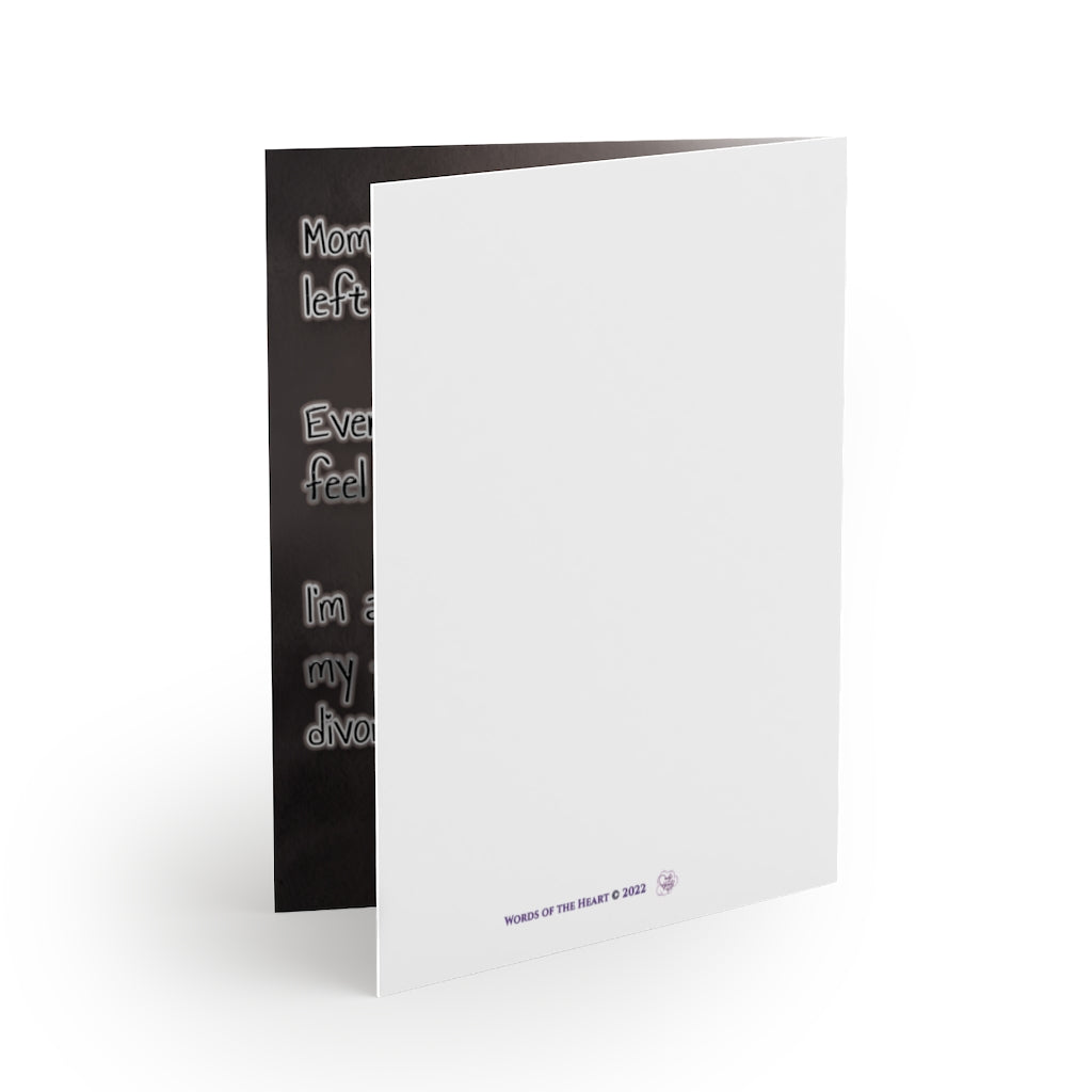 Your Divorce Shattered Me - Greeting cards (8, 16, and 24 pcs)