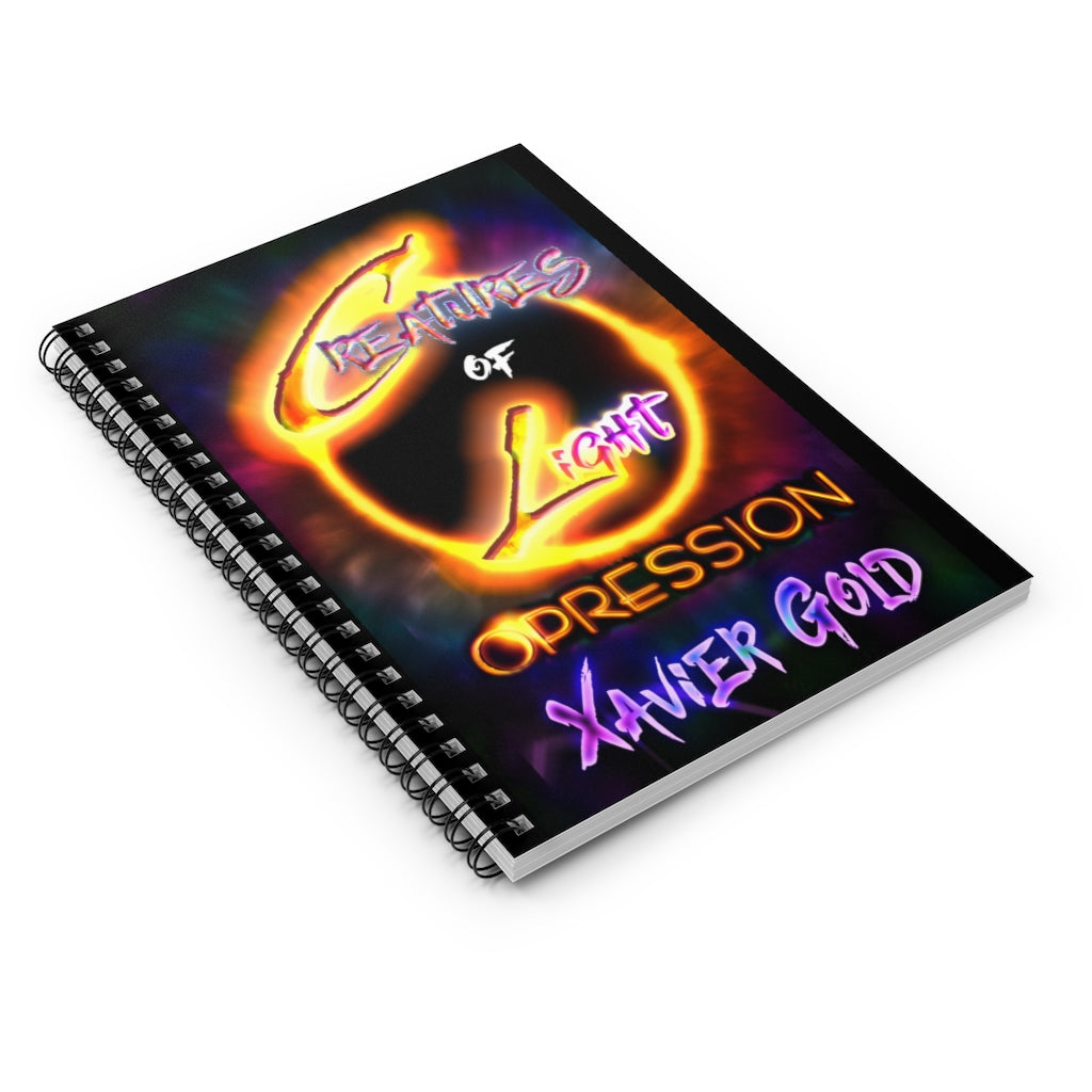 Creatures of Light Oppression Spiral Notebook - Ruled Line