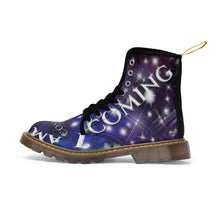 Load image into Gallery viewer, I AM BLESSED - COMING &amp; GOING (Women&#39;s Canvas Boots)
