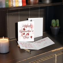 Load image into Gallery viewer, Happy Valentine&#39;s Day - Greeting cards (8, 16, and 24 pcs)
