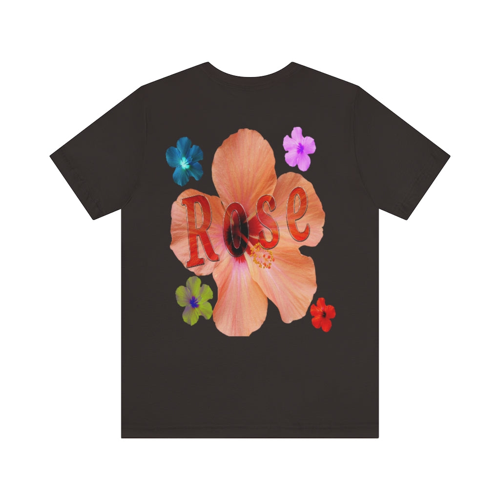 JESUS the Bread of Life & Rose - Unisex Jersey Short Sleeve Tee