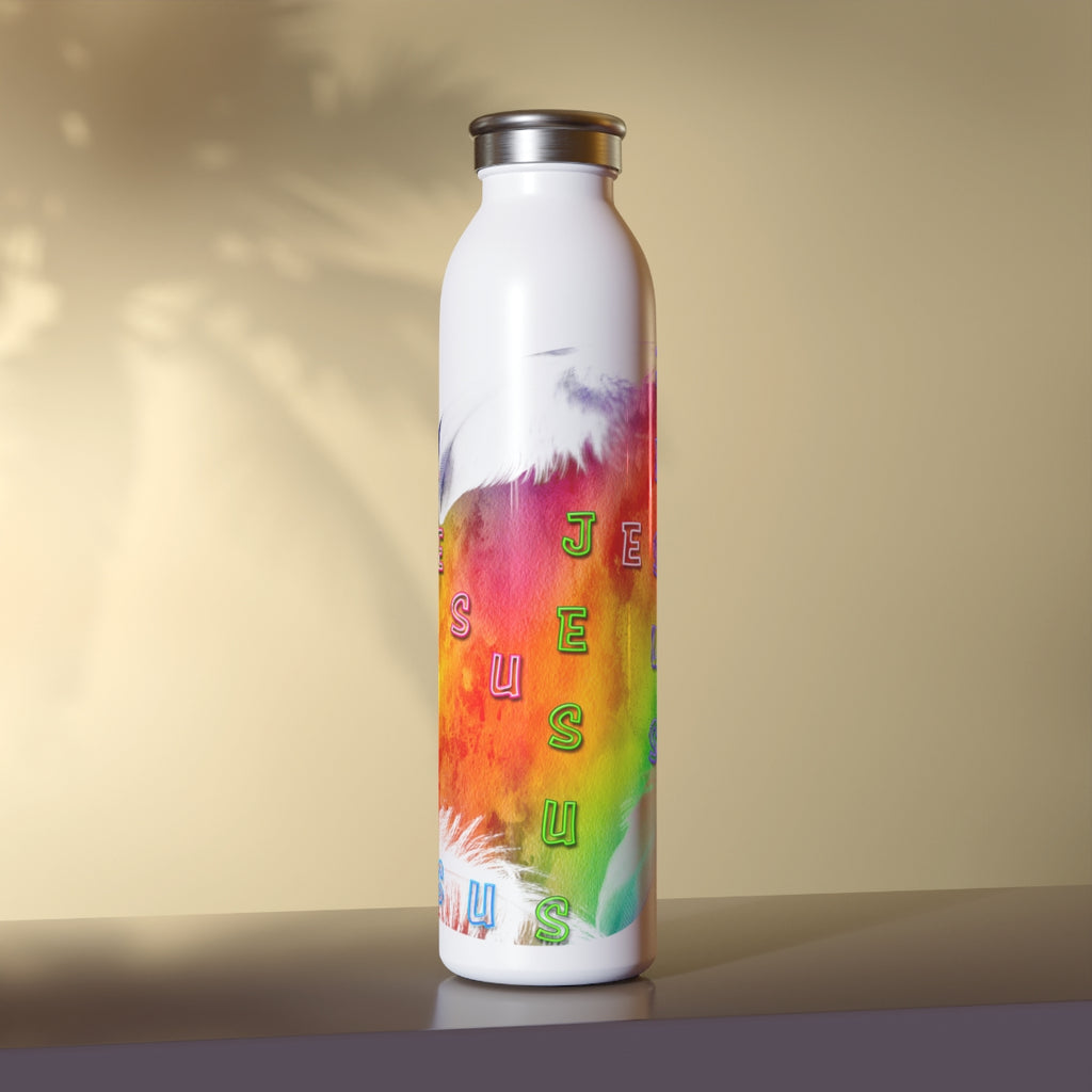 JESUS JESUS FEATHER (Slim Water Bottle)